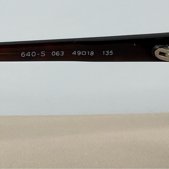 Emporio Armani Sunglasses Womens Brown 640-S 063 49-18-135 Italy - Picture 11 of 13